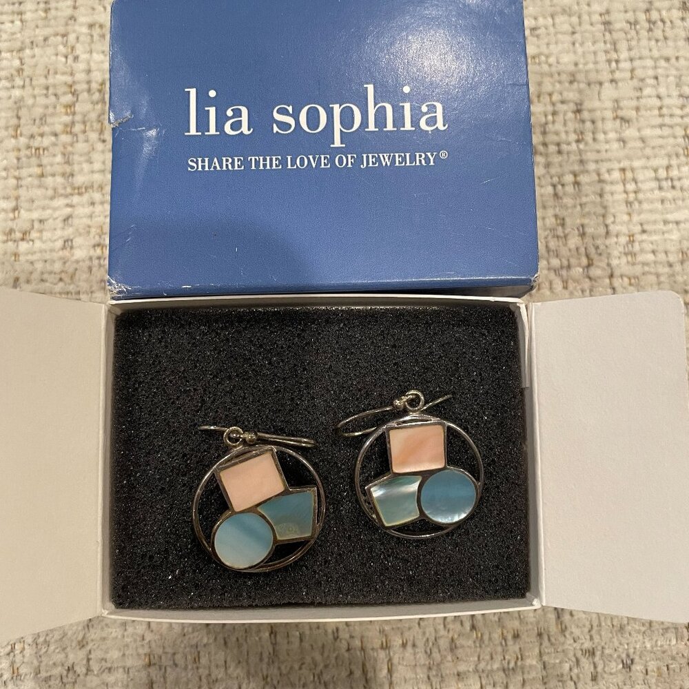 Lia Sophia Mother of Pearl Earrings